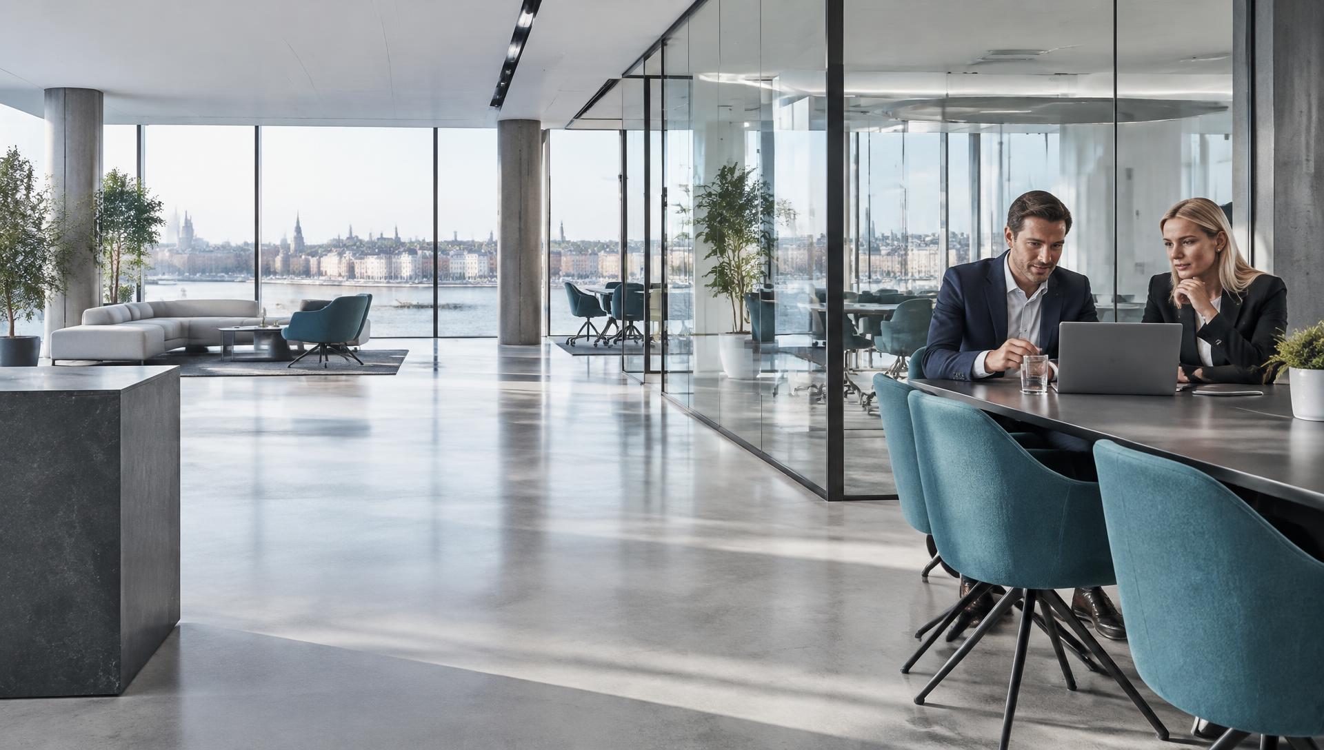 Illustrativ arbetsmiljö för samarbete kring digitala flöden